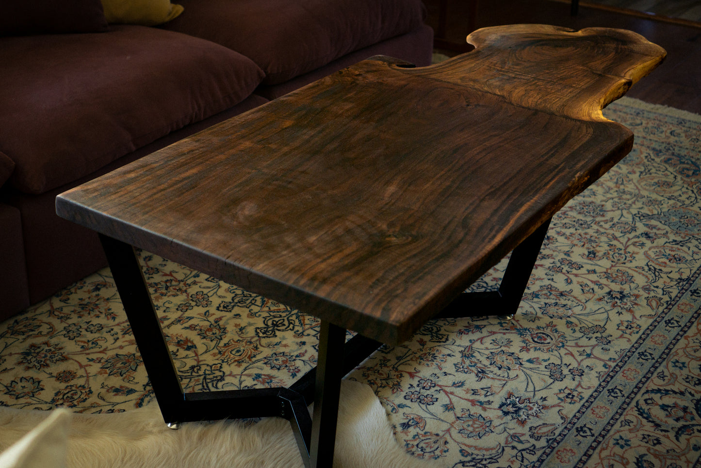 Century Old Grafted Walnut Coffee Table