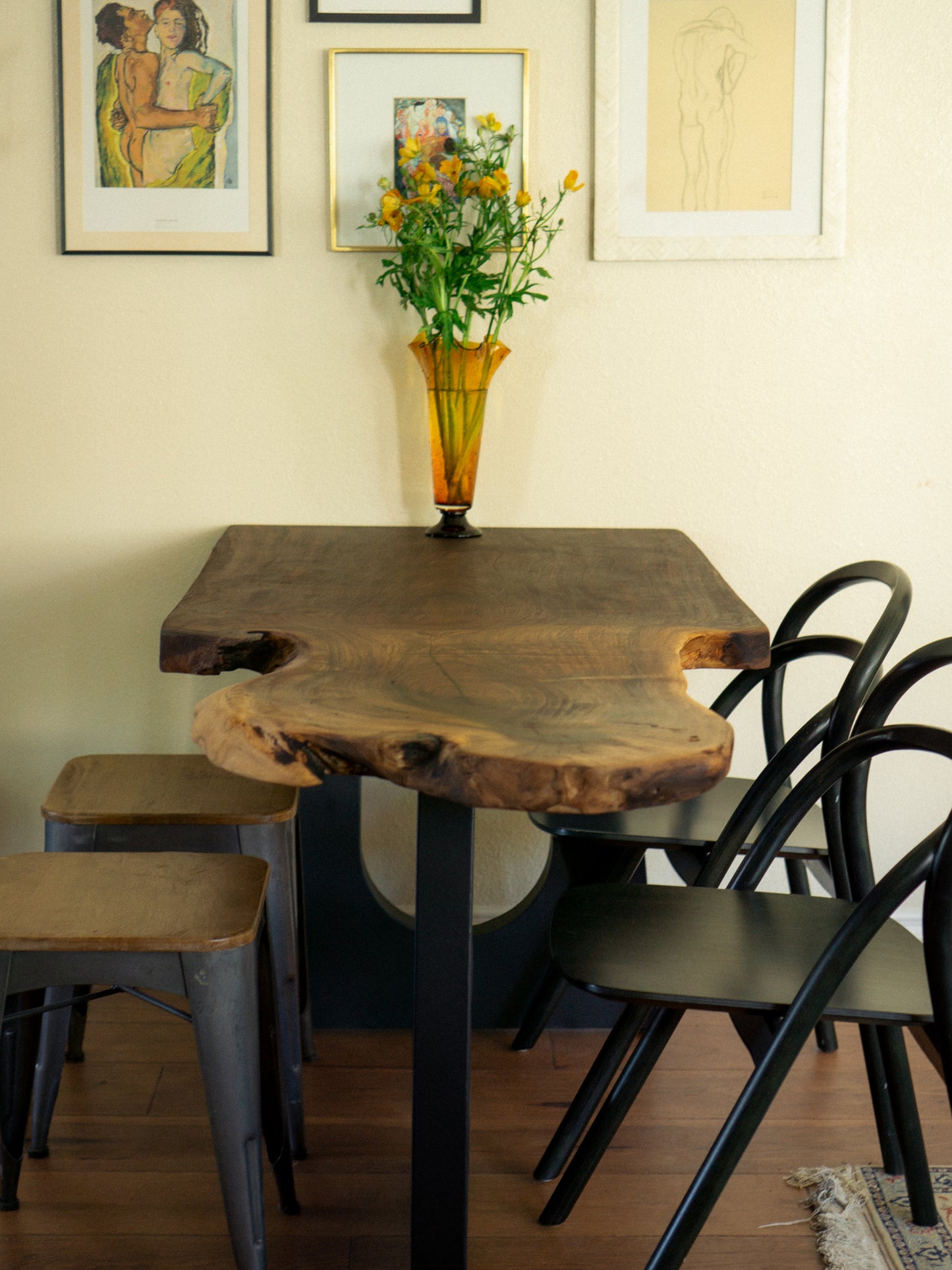 Century Old Grafted Walnut Dining Table